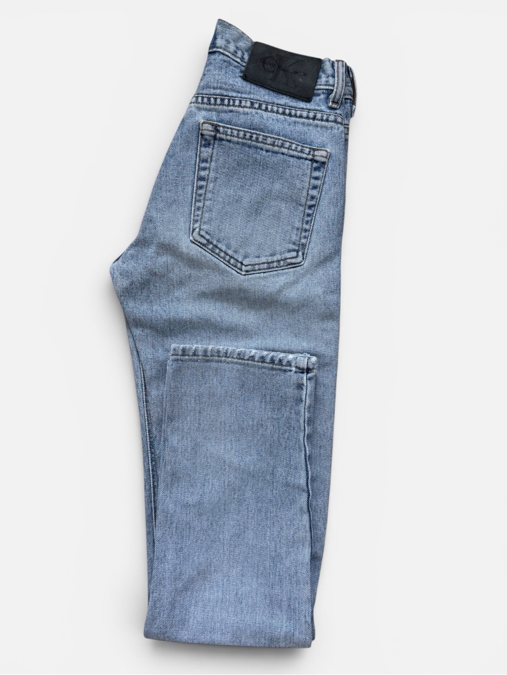 VTG RARE 90s Calvin Klein Jeans USA Made Button Fly St Leg Mom Jeans Size 1